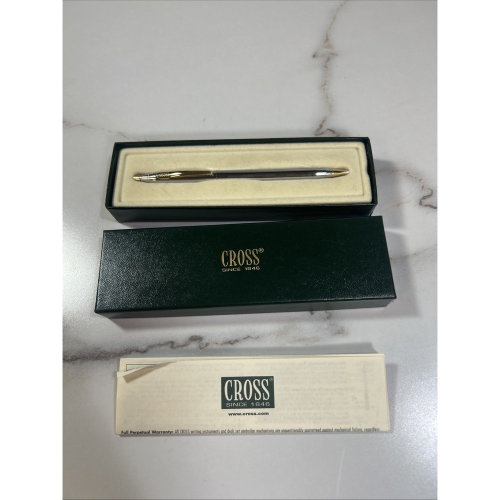 Cross Century Classic Polished Chrome Ballpoint Pen 3502 New GRADUATION Gift
